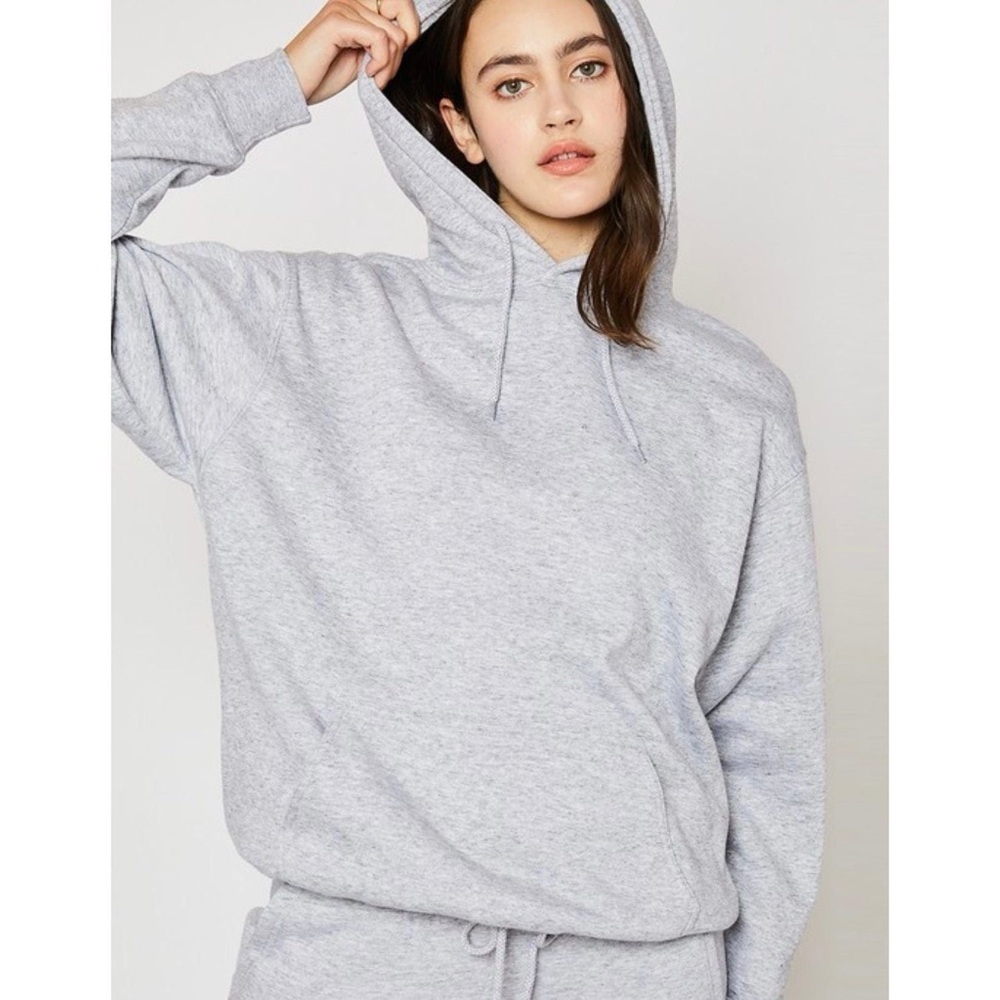 Gray Hooded Sweatshirt